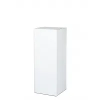 cardboard plinth white