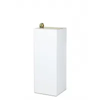 cardboard plinth white