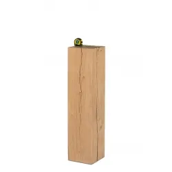 oak wood plinth sanded