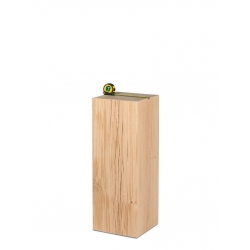 oak wood plinth sanded