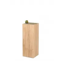 oak wood plinth sanded