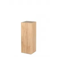 oak wood plinth sanded