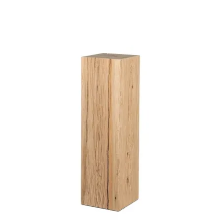 oak wood plinth sanded