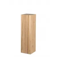 oak wood plinth sanded
