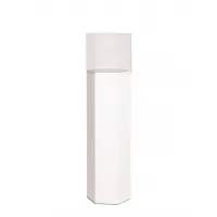 Hexagon plinth, white