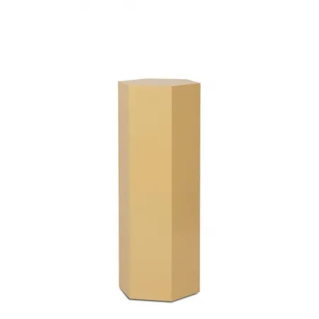 Hexagon plinth, colored