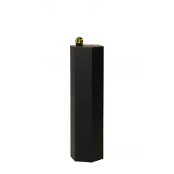 Hexagon plinth, black