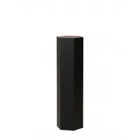 Hexagon plinth, black