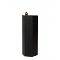 Hexagon plinth, black