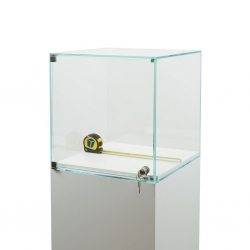 Glass Display Case with a Door