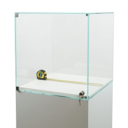Glass Display Case with a Door
