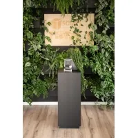 Black Oak Veneer Cabinet plinth
