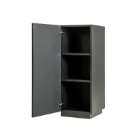 Black Oak Veneer Cabinet plinth