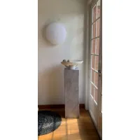 cardboard plinth concrete look