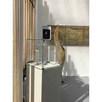 Glass Display Case with a Door