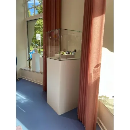 Glass Display Case with a Door