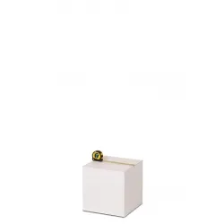 Plain MDF pedestal | exhition plinth unpainted