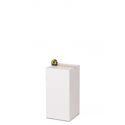 Plain MDF pedestal | exhition plinth unpainted