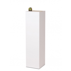 Plain MDF pedestal | exhition plinth unpainted
