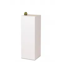 Plain MDF pedestal | exhition plinth unpainted