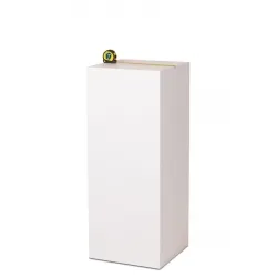 Plain MDF pedestal | exhition plinth unpainted
