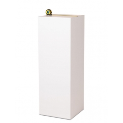 Plain MDF pedestal | exhition plinth unpainted