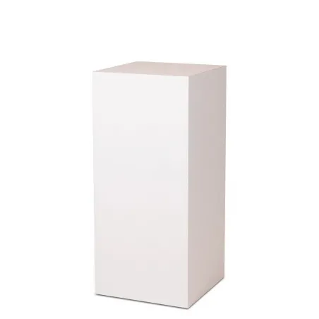 Plain MDF pedestal | exhition plinth unpainted