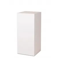 Plain MDF pedestal | exhition plinth unpainted