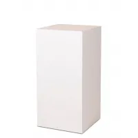Plain MDF pedestal | exhition plinth unpainted
