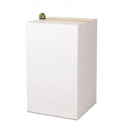 Plain MDF pedestal | exhition plinth unpainted