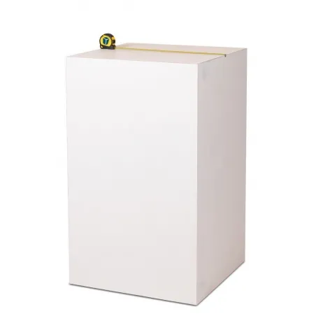 Plain MDF pedestal | exhition plinth unpainted