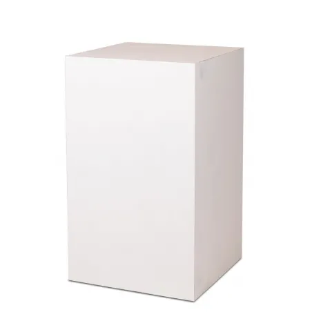 Plain MDF pedestal | exhition plinth unpainted
