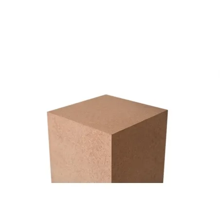 Plain MDF pedestal | exhition plinth unpainted