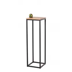 Demountable Black Industrial Steel Plinth