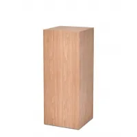 Oakwood veneer plinth