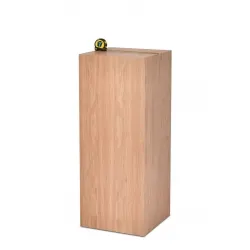 Oakwood veneer plinth