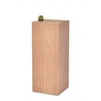 Oakwood veneer plinth