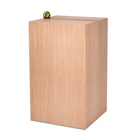 Oakwood veneer plinth