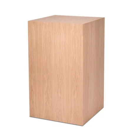 Oakwood veneer plinth