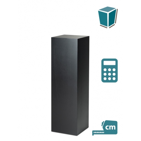 Black Oak Veneer Plinth