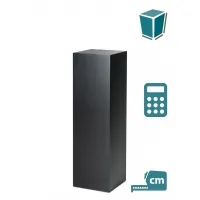 Black Oak Veneer Plinth
