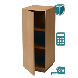 Oak Veneer Cabinet plinth