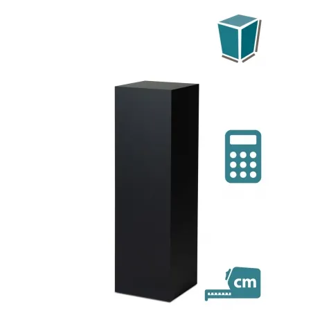 Solits plinth black high gloss