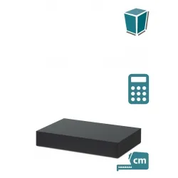 Window display plinth, black
