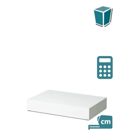 Window display plinth, white