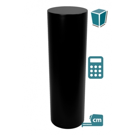 circular plinth black