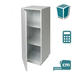 cabinet and storage plinth white matt