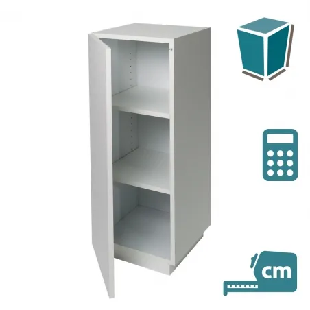 cabinet and storage plinth white matt