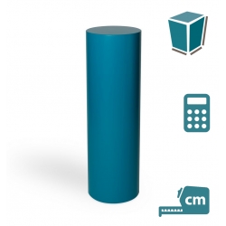 Circular plinth coloured