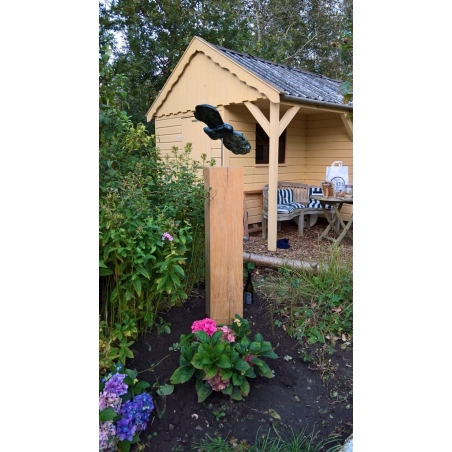 oak wood plinth sanded